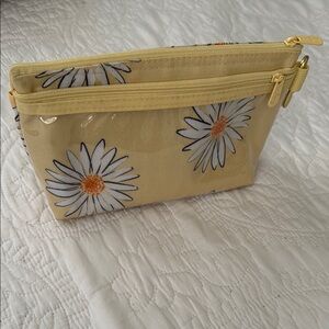 Thirty one Yellow Floral Pouch